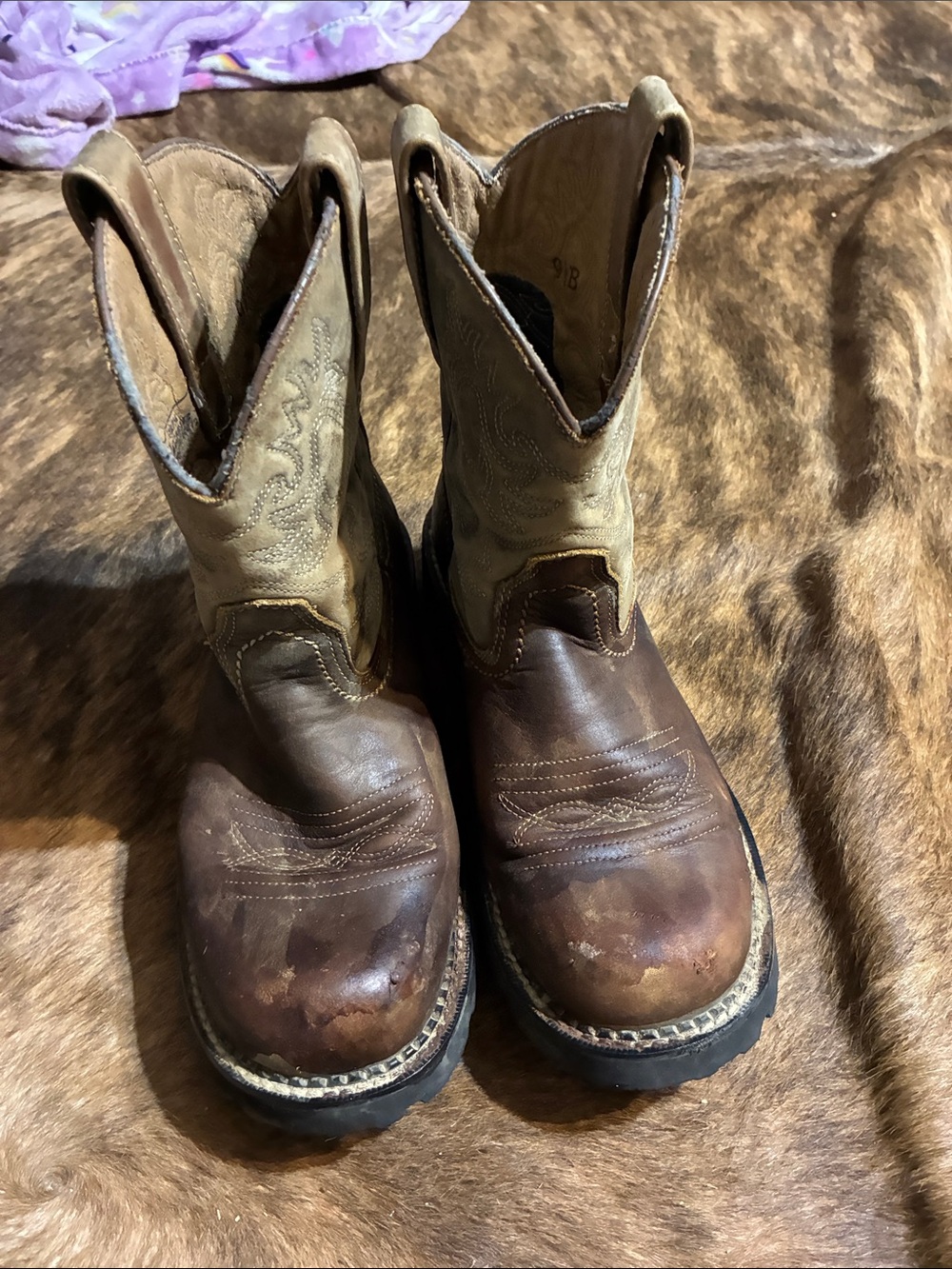 Ariat Fatbaby woman’s boots in 9 1/2